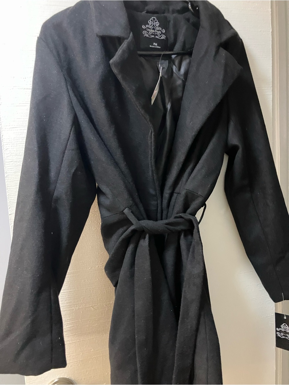 Classic Black Wool blend  - Stylish Winter Jacket